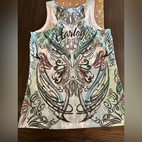 Pastel Harley Ladies Tank - Picture 3 of 5